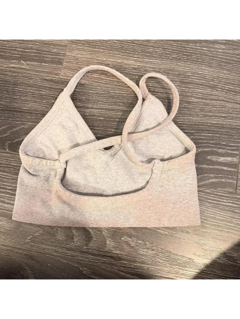 Alo Yoga Women's Grey and Brown Bra